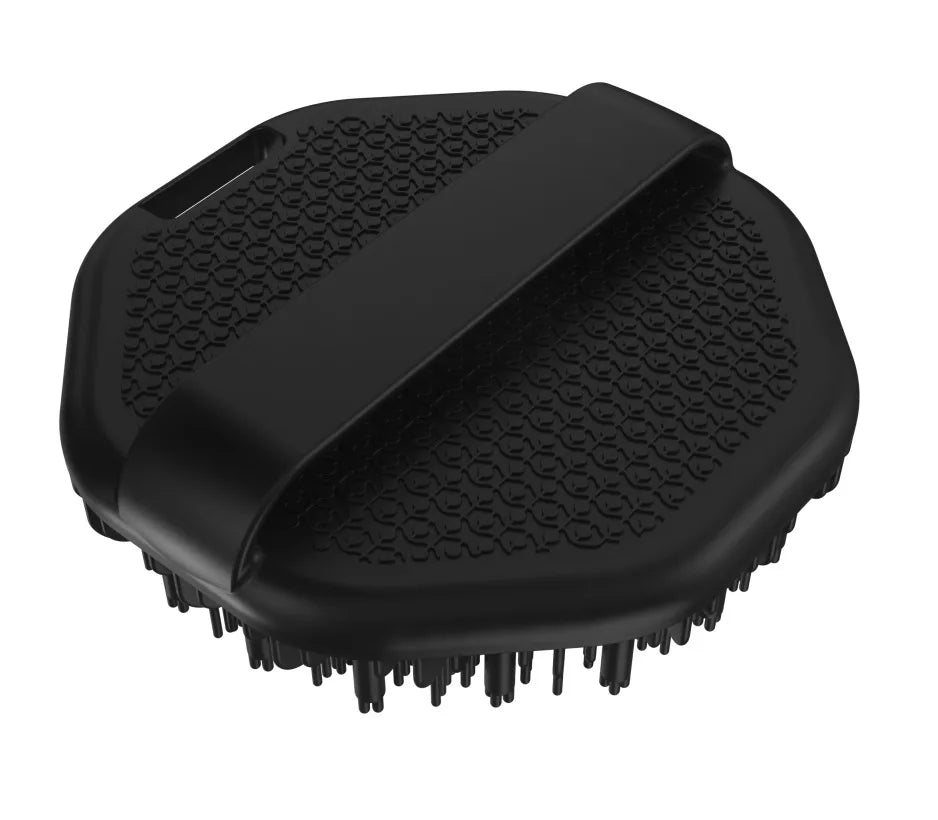 1pc Soft Silicone Exfoliating Brush Cleanser Manual Body Cleansing Scrubber Shower Gentle Massage Bath Brush For Men and women