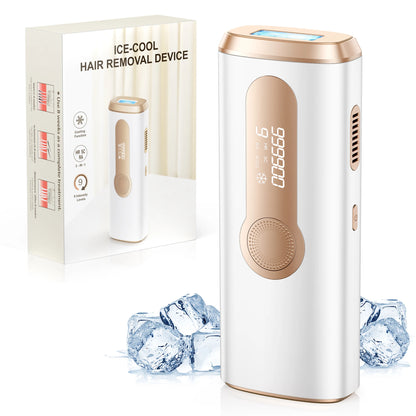 IPL Hair Removal Device | Ice-Cooling 3-in-1 | Painless Permanent Body Treatment