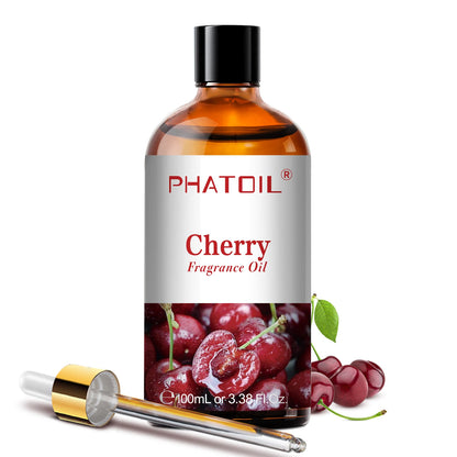 PHATOIL 100ml Aromatherapy Fragrance Oil Coconut & Vanilla Strawberry Cherry 2PCS/1PCS Aroma Oils For Diffuser Candle Making