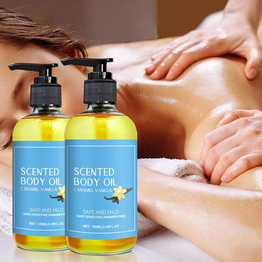 Vanilla Body Massage Oil Improve Moisturizing Relieve Stress Strengthen Nourishing Muscle Relaxing Body SPA Plant Essential Oils