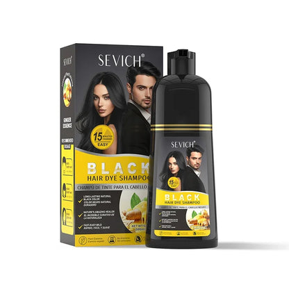 500ml Rosemary Gray Hair Dye Shampoo Hair Instant Coloring Cover Shampoo Men Women Nourish Hair Quick Blackening Plant Shampoo