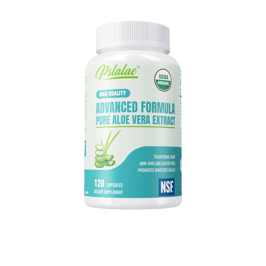 Pslalae | Organic Aloe Vera Capsules | Gut Health, Digestive Comfort, Immune Support | 60 Capsules