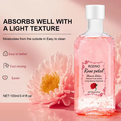 Rose Body Wash Lasting Fragrance Foam Thick Cleaning Power Strong Moisturizing Brightening Improving Rough Tender Skin