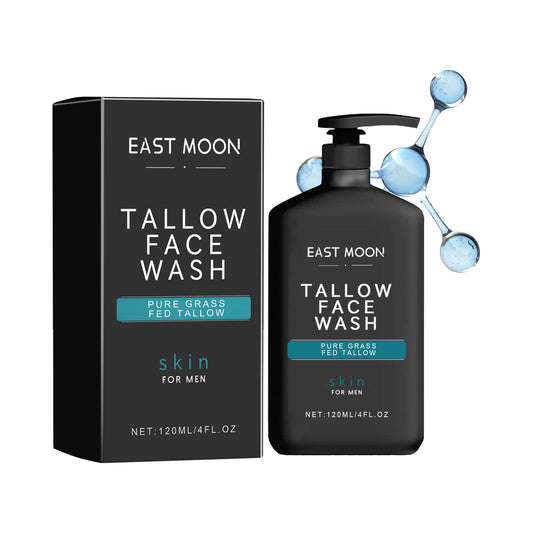 EAST MOON | Grass-Fed Tallow | Deep Cleansing & Oil Control for Men