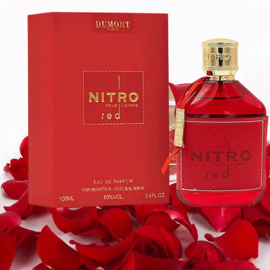 Nitro Red Dumont EDP Perfume Men Fragrance Middle Eastern Arabic Perfume Men's Perfume Women's Perfume Long-lasting
