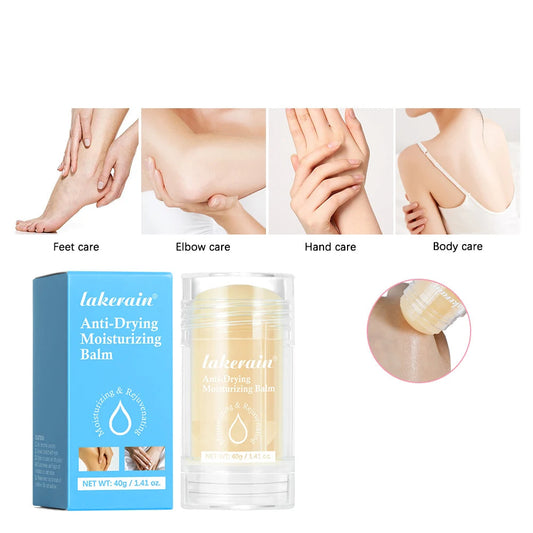 Lakerain Anti-Drying Foot Stick – 40g Moisturizing Balm for Cracked Heels, Dry Skin & Whole Body Care