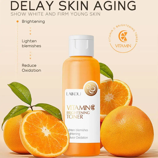 Vitamin C Toner with Sakura Essence | Moisturizing, Firming & Brightening | Rejuvenating Skincare | 100ml