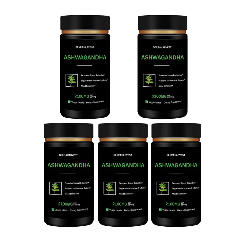 Sexraharvest | Ashwagandha Tablets | Energy, Immunity & Mood Support for Men