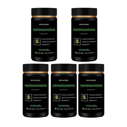 Sexraharvest | Ashwagandha Tablets | Energy, Immunity & Mood Support for Men