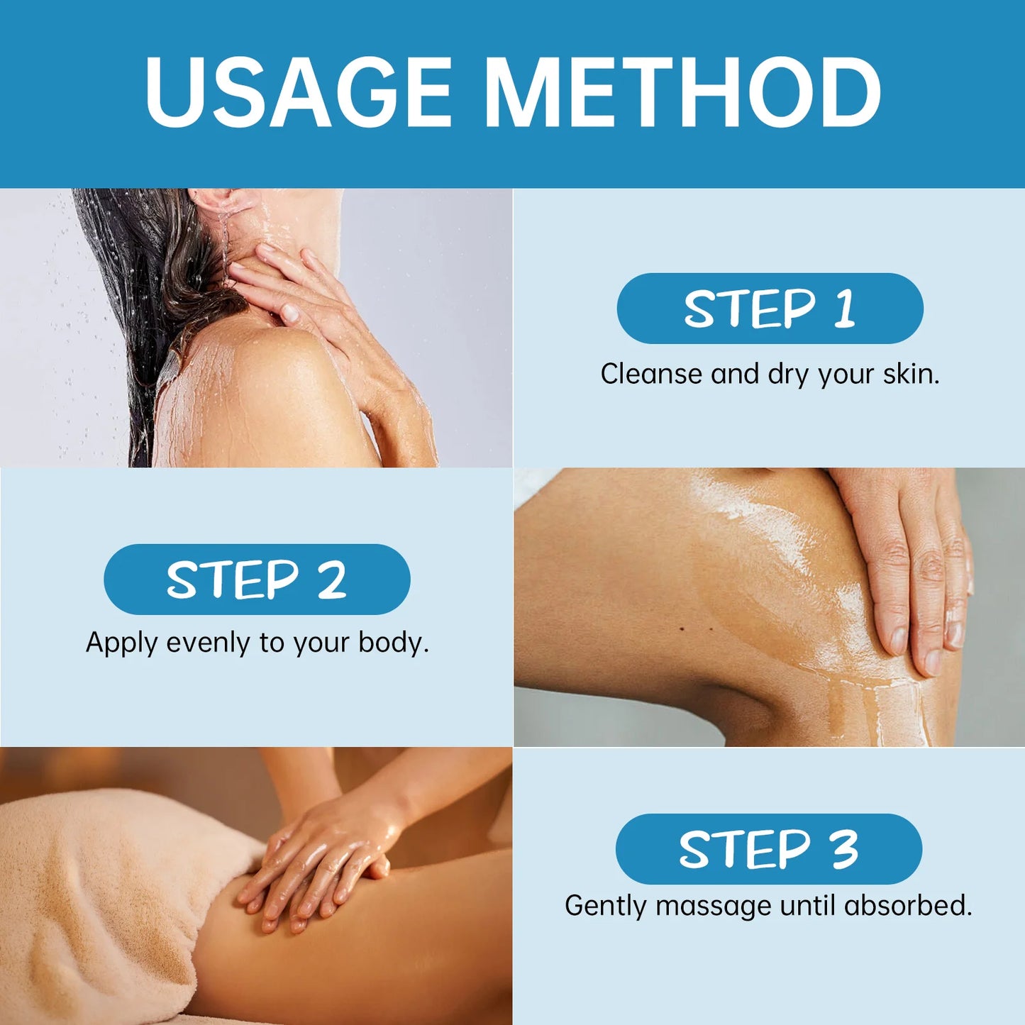 Vanilla Body Massage Oil Improve Moisturizing Relieve Stress Strengthen Nourishing Muscle Relaxing Body SPA Plant Essential Oils