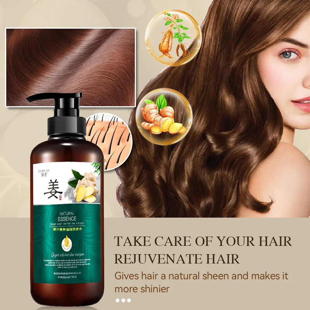 Ginger hair growth shampoo | Anti-Hair Loss, Strengthening & Damage Repair