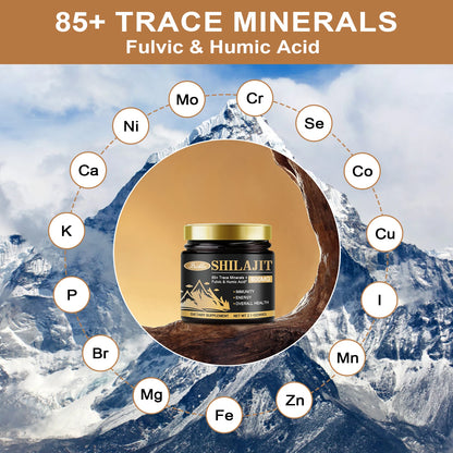 Bulla | Original Himalayan Shilajit Resin 600mg | Energy, Immunity, Hormone Balance, Skin & Overall Health | 60g