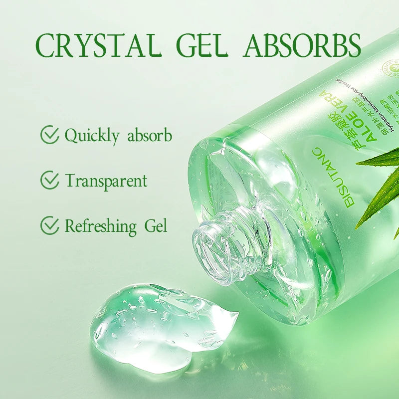 Bisutang Moisturizing Aloe Vera Gel 500g After Sun Replenishment Firming Skin Moisturizing and Nourishing Skin
