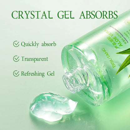 Bisutang Moisturizing Aloe Vera Gel 500g After Sun Replenishment Firming Skin Moisturizing and Nourishing Skin