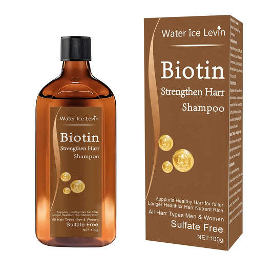 Water Ice Levin Biotin Hair Growth Shampoo – 100g Anti-Hair Loss, Thickening & Scalp Nourishment for Men & Women