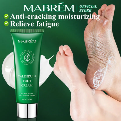 MABREM Foot Treatment Cream Whitening Anti-cracking Moisturizing  Protection Cream Relive Pain Foot Cream Exfoliating Scrub 40g