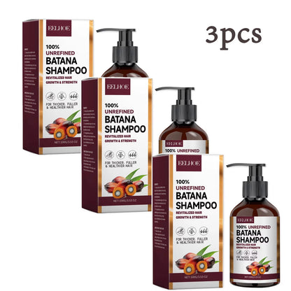 Organic Batana Oils Shampoo Treatment Damaged Split Hair Reduce Hair Loss Deep Cleansing Nourish Hair Care Growth Shampoo 100g
