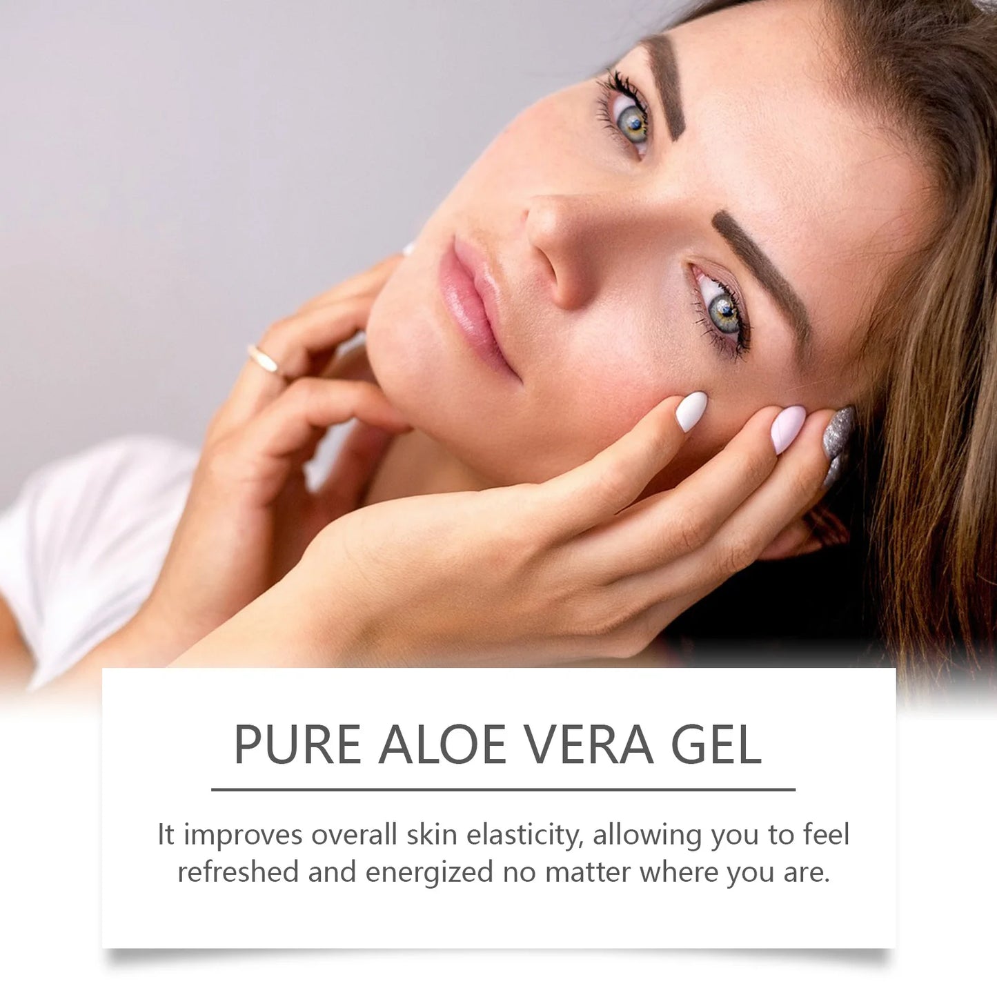 OceAura | 99% Pure Aloe Vera | Sunburn Repair, Hydrating, Moisturizing, Soothing & Smoothing Facial Gel | For Dry & Sensitive Skin