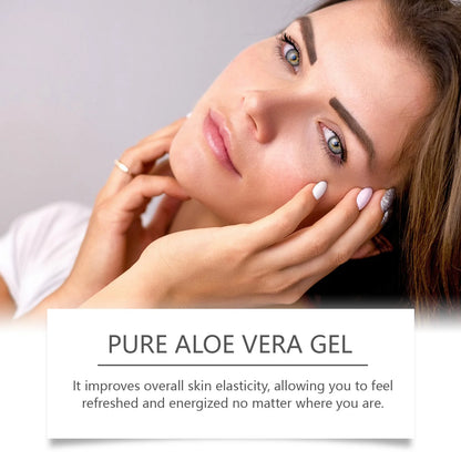 OceAura | 99% Pure Aloe Vera | Sunburn Repair, Hydrating, Moisturizing, Soothing & Smoothing Facial Gel | For Dry & Sensitive Skin