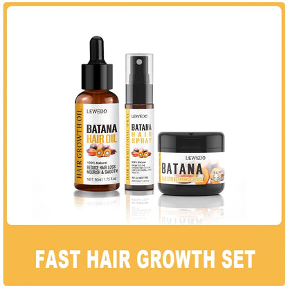 Pure Batana Hair Care Oil Thickening Spray Batana Hair Growth Spray 30ml Moisturizing Strengthens Hair Prevents Hair Loss Mask