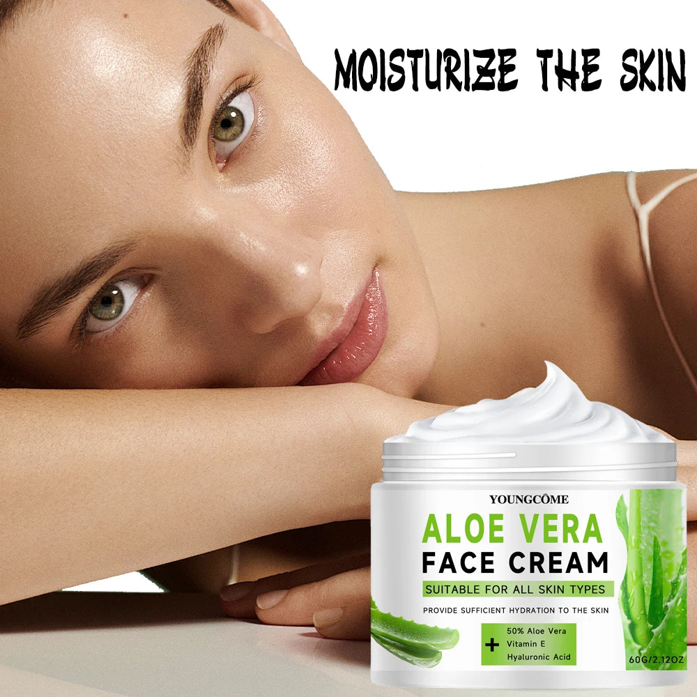 Youngcôme | Aloe Vera face cream with Vitamin E & Hyaluronic Acid