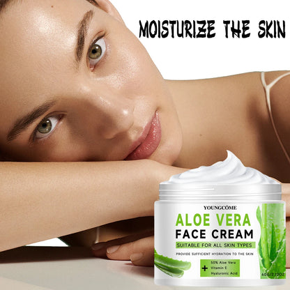 Youngcôme | Aloe Vera face cream with Vitamin E & Hyaluronic Acid