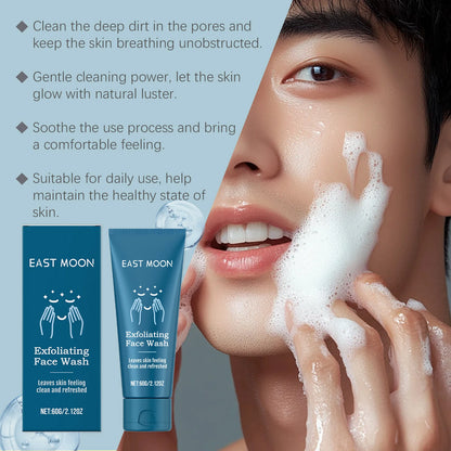EAST MOON | Exfoliating Formula | Blackhead Removal & Oil Control for Men