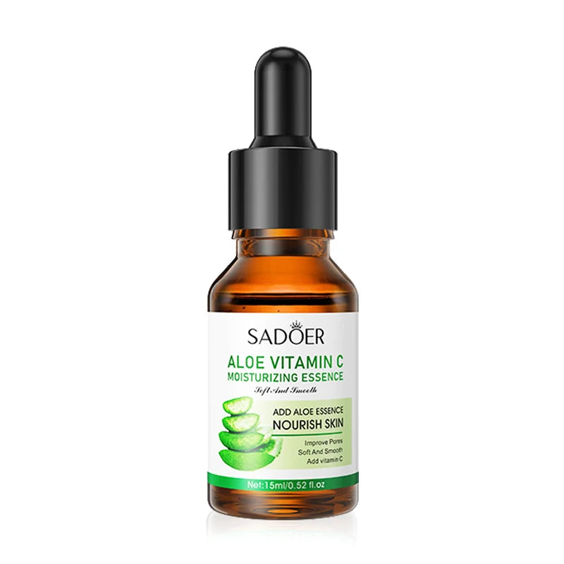 SADOER Aloe Snail & Vitamin C Serum | Moisturizing, Hydrating & Anti-Aging Facial Essence | 1/3pcs Skincare Set