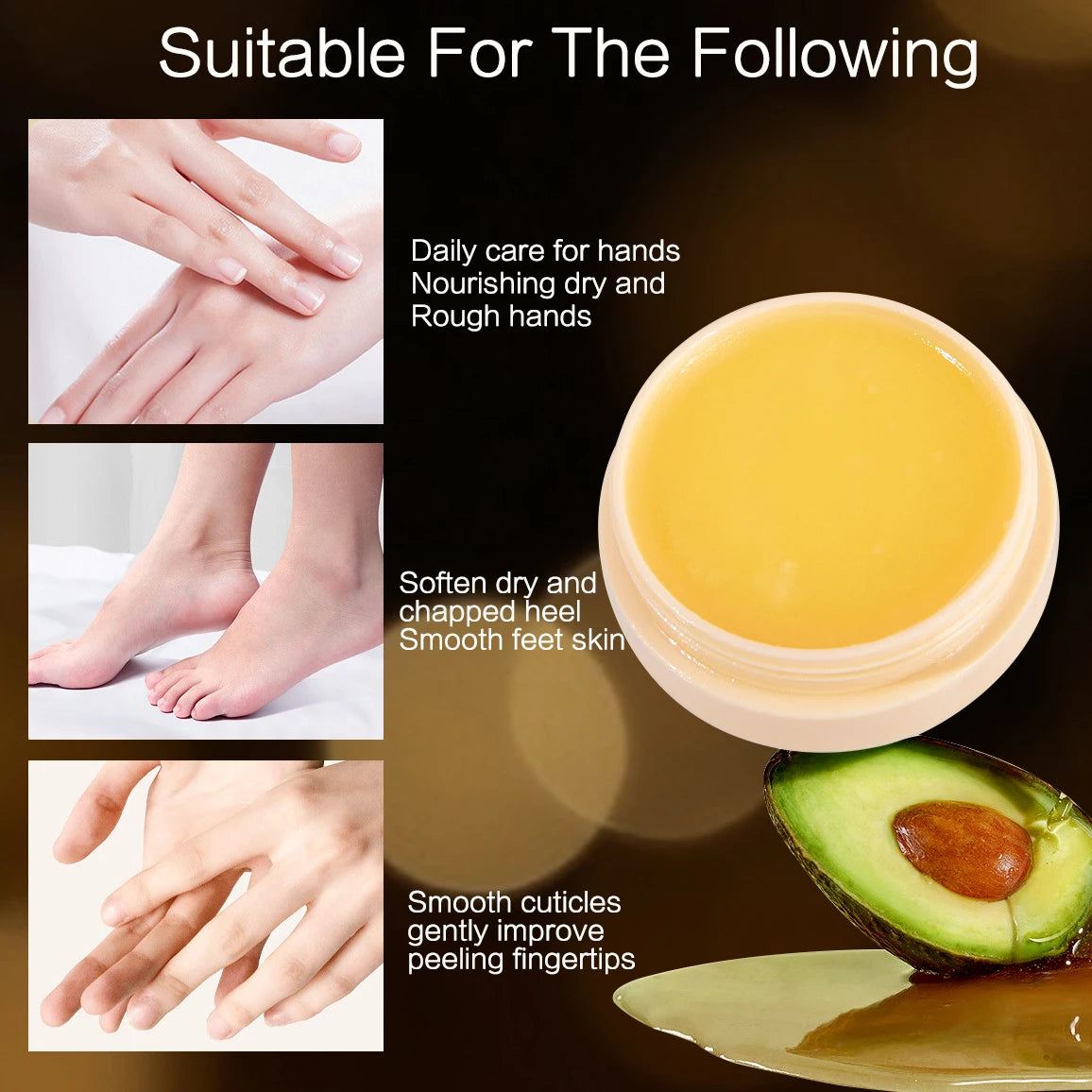 Intensive Cracked Skin Hydrating Balm – Ultra-Moisturizing Foot & Hand Cream for Dry, Rough Heels | Anti-Fissure & Nourishing