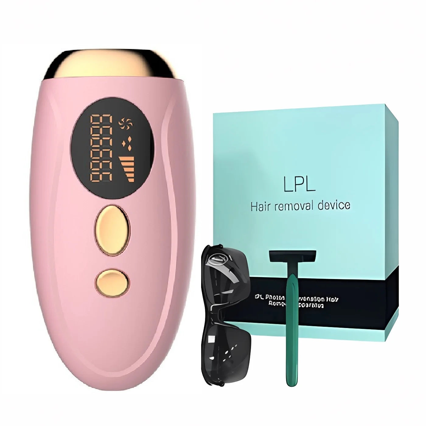 Portable IPL Laser Epilator | 999,999 Flashes | Painless Permanent Hair Removal for Women’s Body & Bikini Line