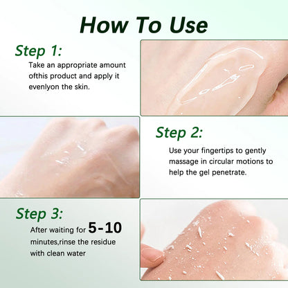 30g Purifying Exfoliating Gel - Gentle Face Body Scrub for Dullness, Yellowish Skin - Brightening, Smoothing Skin Care Treatment