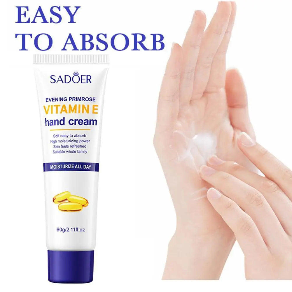SADOER Vitamin E Hand Cream Remove Wrinkles Eliminate Spots Winter Hand Skin Care Anti Chapping Moisturizing Whitening