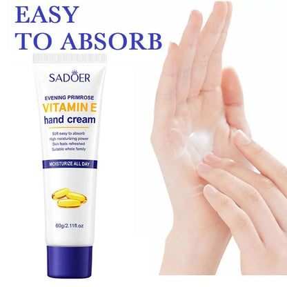 SADOER Vitamin E Hand Cream Remove Wrinkles Eliminate Spots Winter Hand Skin Care Anti Chapping Moisturizing Whitening