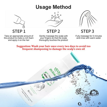 Zudaifu Herbal Therapeutic Shampoo – 120ml Anti-Dandruff, Anti-Itch & Scalp Relief Hair Care