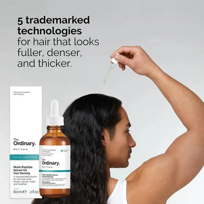 Advanced Hair Care Serum with Multi-Peptides for Enhanced Hair Density and Scalp 60ml Bottle for All Hair Types