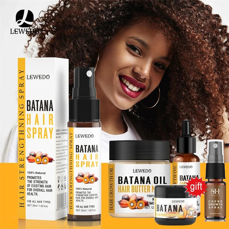 Pure Batana Hair Care Oil Thickening Spray Batana Hair Growth Spray 30ml Moisturizing Strengthens Hair Prevents Hair Loss Mask