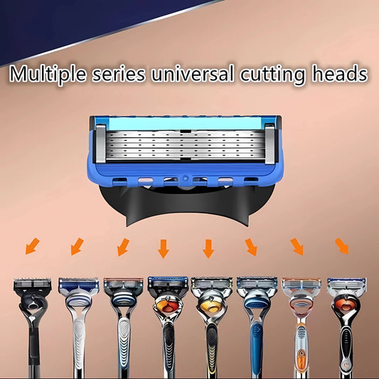 Razor Shaver for Men, Premium Shaving Shaver, 5-Layer Razor Face Beard Hair Comes with Replaceable Blades, 5-Layer Refills