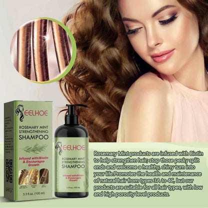 100ml Hair Growth Shampoo Rosemary Strengthening Shampoo Anti Loss Hair Care Anti-dandruff Repair Damaged Growth Hair Shampoo
