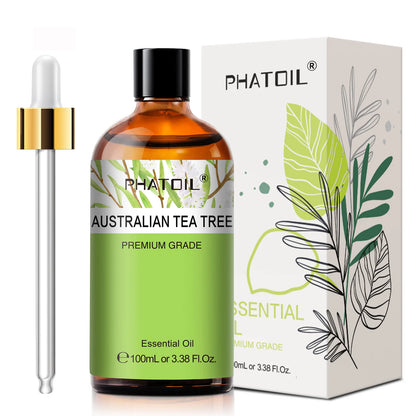 PHATOIL 100ml Natural Essential Oil For Skin Aromatherapy Diffuser Eucalyptus Lavender Vanilla Rose Fragrance Essential Oils