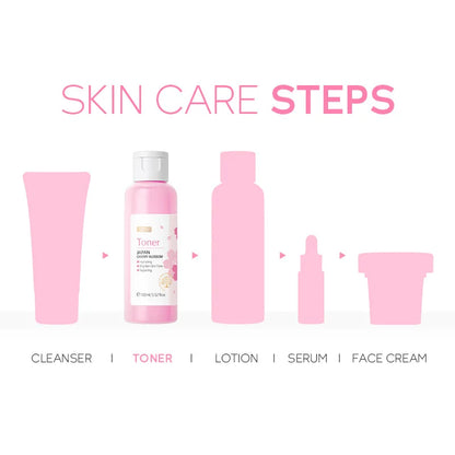 Sakura Face Toner | Deep Hydration, Oil Control & Pore Refining | Improves Dryness & Roughness | 100ml