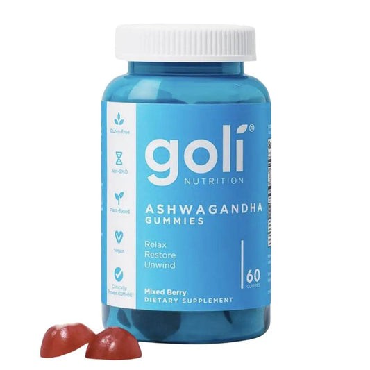 Goli Ashwagandha Gummies | Relax, Restore & Unwind | Promote Sleep & Reduce Stress