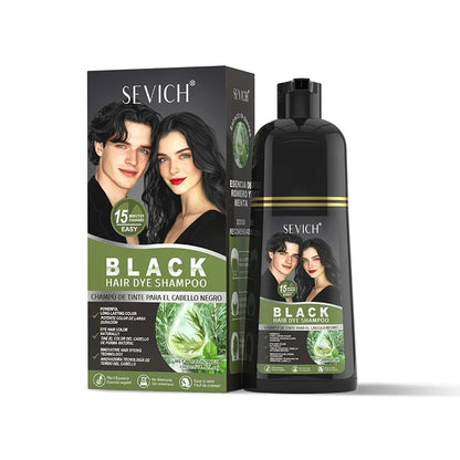 500ml Rosemary Gray Hair Dye Shampoo Hair Instant Coloring Cover Shampoo Men Women Nourish Hair Quick Blackening Plant Shampoo