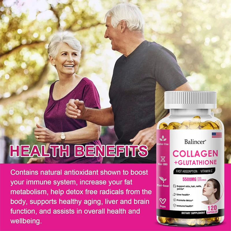 Balincer | Collagen + Glutathione with Vitamin C | Hair, Skin, Nails & Joint Support