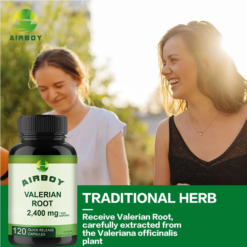 AIRBOY | Valerian Root Sleep Aid | Relieve Stress & Improve Sleep Quality