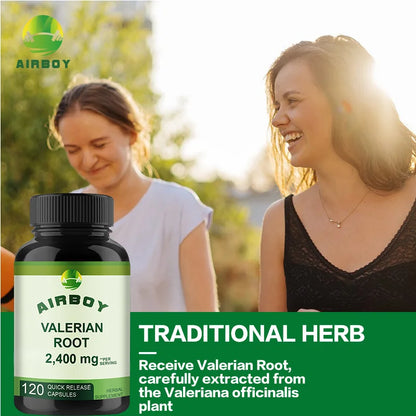AIRBOY | Valerian Root Sleep Aid | Relieve Stress & Improve Sleep Quality