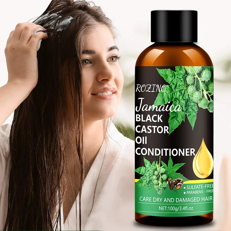 Jamaica Black Castor Hair Conditioner Contain Black Castor Essence, Which Can Fix Hair, Make It Smooth, Dry And