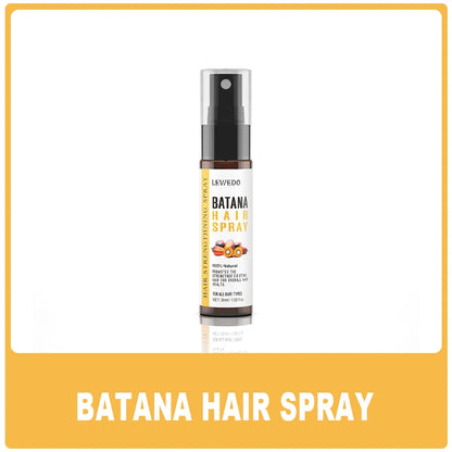 Pure Batana Hair Care Oil Thickening Spray Batana Hair Growth Spray 30ml Moisturizing Strengthens Hair Prevents Hair Loss Mask