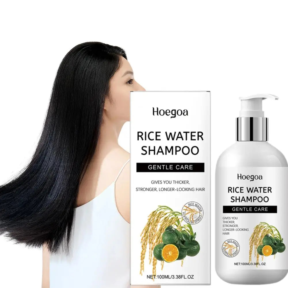 100ml Rice Water Shampoo Conditioner And Hair Spray And Smooth Scalp Hair ﻿ Nourishing Moisturizing Cleaning ﻿ U4P2