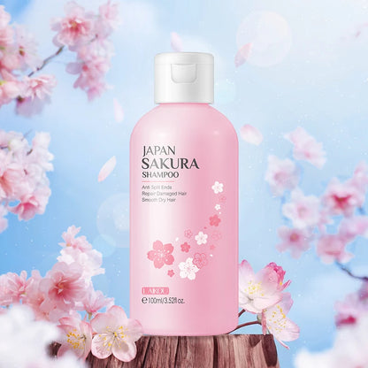 Laikou | Japan Sakura shampoo | Repair, Anti-Split Ends & Frizz Control