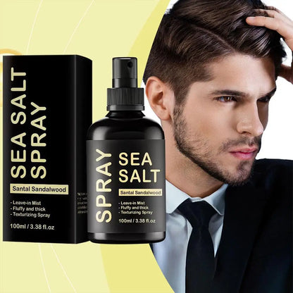 Sea Salt Spray For Hair Men 100ML Hair Styling Spray Improving Volumizing Texturing Natural Sea Salt Nourishing Hair Fixing Care